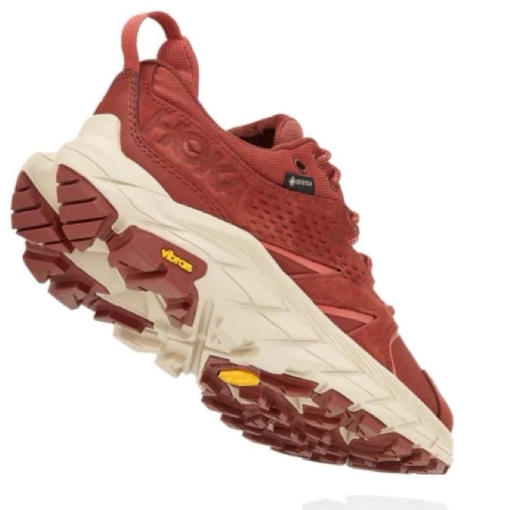 HOKA// Women's Anacapa Low Gore-Tex in Cherry
Mahogany / Hot Sauce